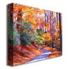 Trademark Fine Art David Lloyd Glover 'Along the Winding Road' Canvas, 18x24 DLG0046-C1824GG